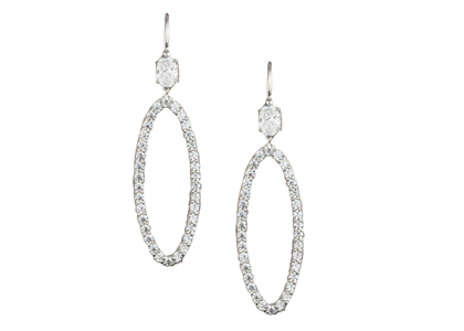 Rhodium Plated | Fashion Earrings